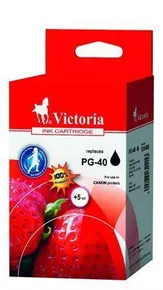 Inkjet cartridge pre tlačiarne "Pixma iP1300, 1600, 1700", VICTORIA, čierna, 21 ml
